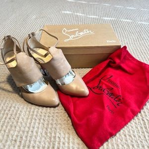 Christian Louboutin Trotter 100 Pumps Heels EU38 US7.5